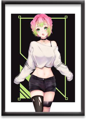Jurojin Junction Mitsuri Kanroji Digital Reprint 11.7 inch x 8.3 inch Painting