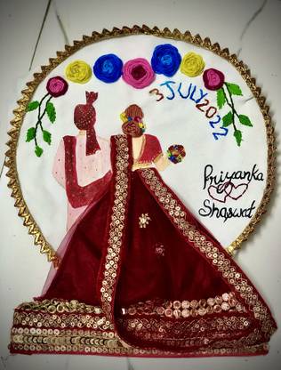 malik Embroidery Hoop Embroidery 12 inch x 4 inch Painting