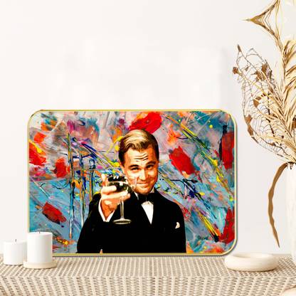 saf Gatsby Cheers Wall Art Digital Reprint 24 inch x 18 inch Painting