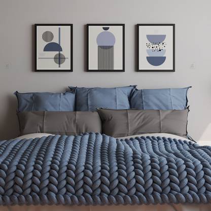 Art Street Abstract Contemporary Line Art Posters Geamatric Mid-century Modern Art Digital Reprint 17 inch x 13 inch Painting