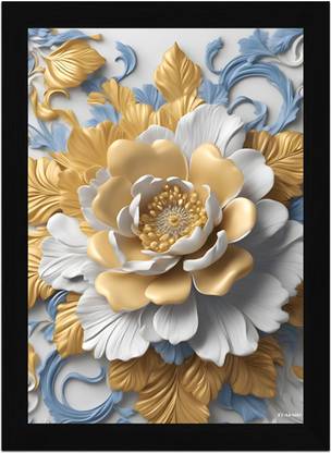 FRIZZY ARTS frame Digital Reprint 20 inch x 14 inch Painting