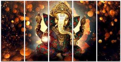 Paper Plane Design Acrylic 27 inch x 53 inch Painting