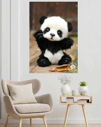 ALIVE panda painting Digital Reprint 18 inch x 12 inch Painting