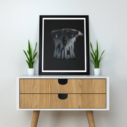 Jurojin Junction John Wick Digital Reprint 12 inch x 9 inch Painting