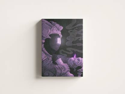 Furnishub Decor FURNISHUB Astro Bonker - Astronaut Canvas Art | Unique Gift for Space Fans Canvas 12 inch x 8 inch Painting