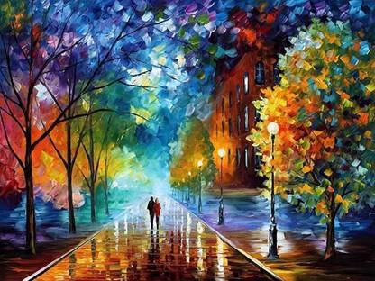 HASTHIP DIY Paint by Numbers Kits with 3X Magnifier 40x50cm for Adults and Kids No Frame Acrylic 50 inch x 9 inch Painting