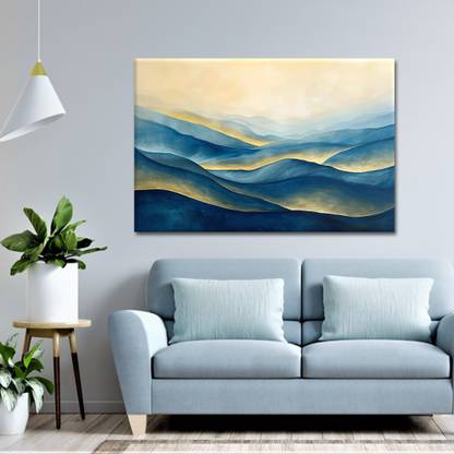 Labh Enterprises Canvas Modern Art Painting | 36x24 Inch Wall Art Without Frame | Home Decor Canvas 24 inch x 36 inch Painting