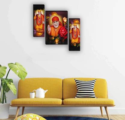 SNDArt Set Of 3 Modern Art Vibes For Wall Hanging Pack of 3