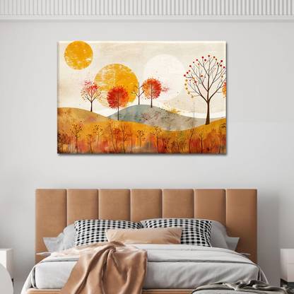 Labh Enterprises Mad Craft's Abstract Painting |(With Frame- 24 X 18) Canvas 24 inch x 18 inch Painting