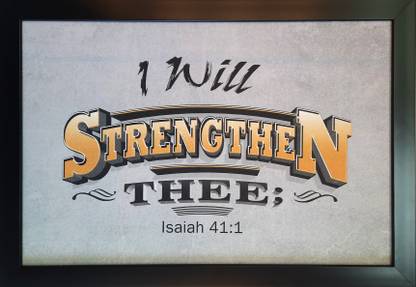 The Promised Land The Promised Land - English Bible Verse Wall Decor (19.5" X 13.5") - Isaiah 41:1 Digital Reprint 19.5 inch x 13.5 inch Painting