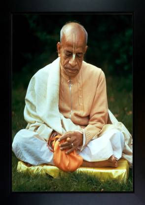RV SALES Srila Prabhupada Photo Frame Digital Reprint 13.5 inch x 10 inch Painting