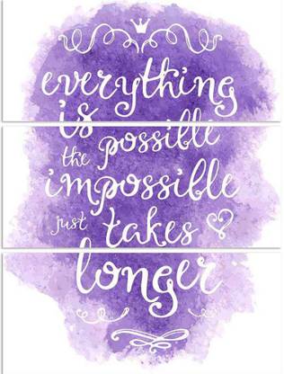 Motivational Art Split Art Painting 28 x 36.6 inch (71 x 93 cms) Digital Reprint 36.6 inch x 28 inch Painting
