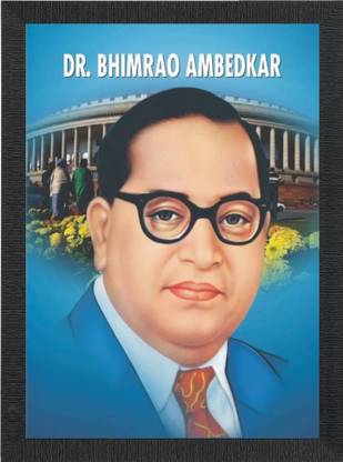 PSART dr bhimrao ambedkar hd photo frame Digital Reprint 14 inch x 10 inch Painting