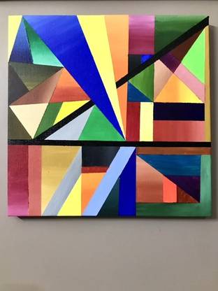 Yugen art Ambush Painting Acrylic 15 inch x 15 inch Painting