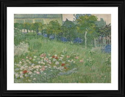 DecorAdventures *Daubigny’s Garden (1890)* by Van Gogh. Digital Reprint 16 inch x 21 inch Painting