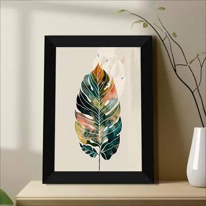 HSNStore Minimalist Boho Wall Decor, Mid Century Modern Wall Art Boho Aesthetic Decor Digital Reprint 14 inch x 11 inch Painting