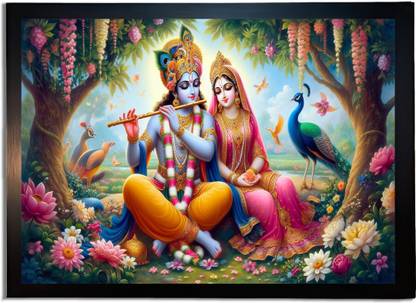 redbakers.in Mukunda Krishna Wall art Digital Reprint 14 inch x 10 inch Painting