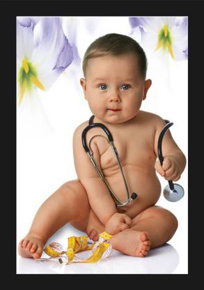 jog craft new born baby photo, baby photo frame Digital Reprint 14 inch x 10 inch Painting