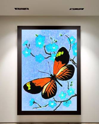 KADIOZ KADIOZ Wallart Aglaope 42 X 60 Inch HD Quality UV Textured Framed Portrait Canvas 60 inch x 42 inch Painting