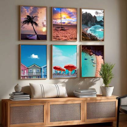 KotaArt wall poster with frames for wall hanging PaintingKSBR185 Digital Reprint 13 inch x 10 inch Painting