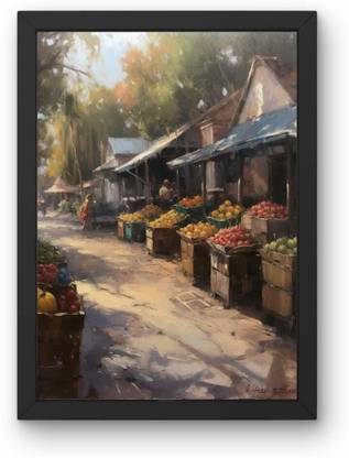 TravelArty Painting Digital Reprint 16 inch x 12 inch Painting