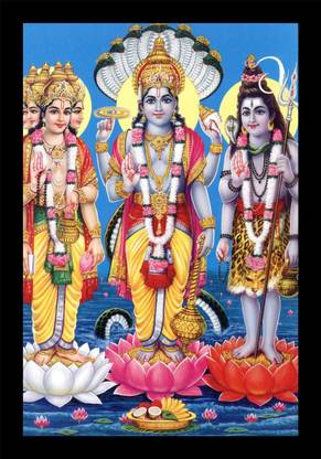 jog craft vishnu bhagwan photo|vishnu bhagwan photo frame|vishnu bhagwan painting Digital Reprint 20 inch x 14 inch Painting