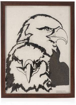 Rajasthan Craft Art RCA-GSPN-13 Glass Print 10 inch x 2 inch Painting