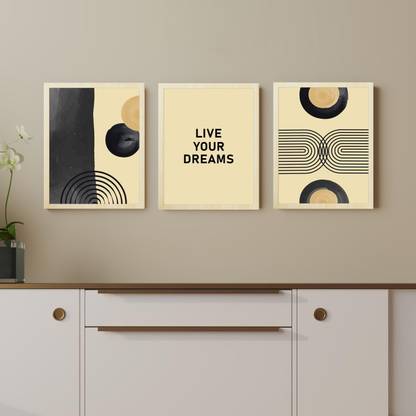 Painting Mantra Modern Boho Motivational Quotes Live Your Dreams Art Prints Posters Digital Reprint 17.5 inch x 12.7 inch Painting