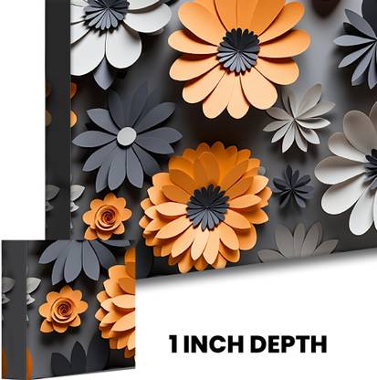 Labh Enterprises Flower Canvas Painting | 12x18 Inch | Canvas Painting Without Frame Canvas 12 inch x 18 inch Painting