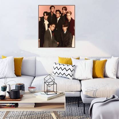 PATPAT BTS Portrait Art Diamond Painting Kit with Diamond,Gift for BTS Fans