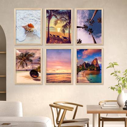 KotaArt Bich wall poster with frames for wall hanging PaintingKSBR189 Digital Reprint 13 inch x 10 inch Painting