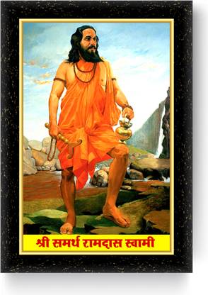 ARAAKA SHREE RAGHUVEER SAMRTH photo frame (Wood Base and Front Laminated) Acrylic 12 inch x 8 inch Painting