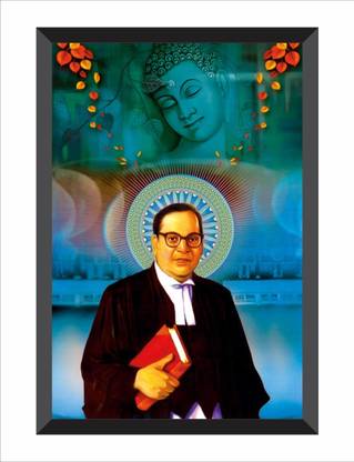 Devatwal Dr. Bhimrao Ambedkar Jayanti Photo Frame For Wall Mounted Painting Digital Reprint 14 inch x 10 inch Painting