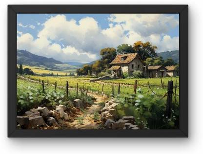 TravelArty Painting Digital Reprint 16 inch x 12 inch Painting