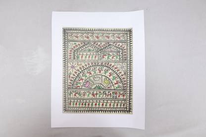 Saras Aajeevika Digital Reprint 28 inch x 28 inch Painting