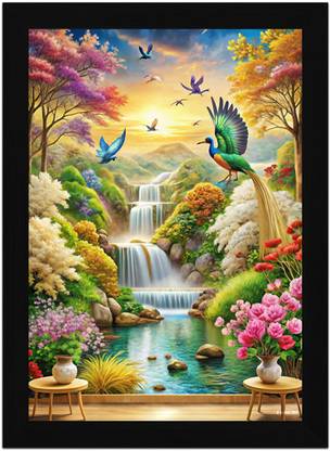 FRIZZY ARTS Digital Reprint 20 inch x 14 inch Painting