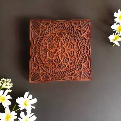 JAI Mandala Wall Art Embossed 38.5 inch x 38.5 inch Painting