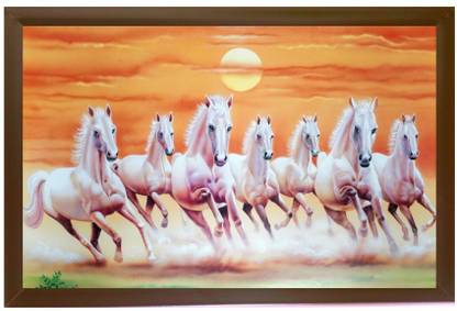 SAI PHOTO FFRAME Frame Watercolor 12 inch x 14 inch Painting