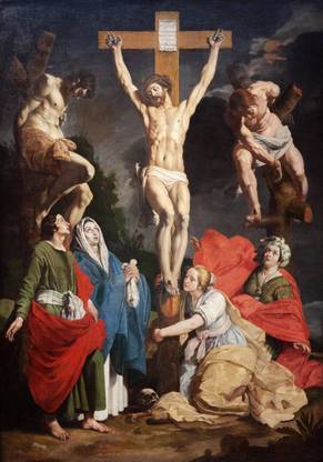 CSW Crucifixion Jesus Christ Canvas 20 inch x 16 inch Painting