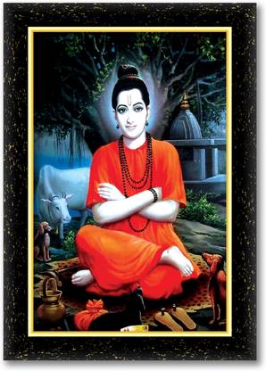 अराका SRIPADA SRI VALLABHA photo frame (Wood Base and Front Laminated) ऐक्रेलिक 12 inch x 8 inch पेंटिंग