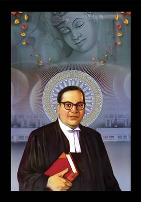 जॉग क्राफ्ट dr br ambedkar painting| dr ambedkar painting|bhm rao ambeddkar photo frame डिजिटल रीप्रिंट 20 inch x 14 inch पेंटिंग