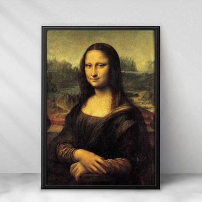 samp Monalisa Painting Art Home Decor, Birthday Gift,Anniversary Gift Size A4 Digital Reprint 11.7 inch x 8.3 inch Painting