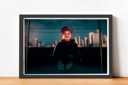 Jurojin Junction Sukuna | Jujutsu Kaisen | Digital Reprint 8.3 inch x 11.7 inch Painting