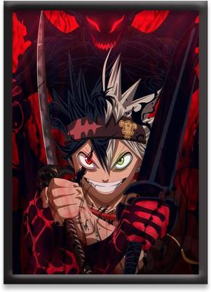 Jurojin Junction Devil Asta | Black Clover Digital Reprint 16.5 inch x 11.7 inch Painting