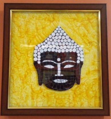 flamingo art Mosaic Ceramic 13 inch x 12.5 inch Painting