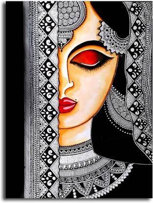 Sikhash Traditional Art, Religious Art, Rajasthani Art, Without Frame Paintings b261 Digital Reprint 23 inch x 15 inch Painting