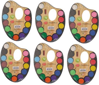 BCC Water Colour 12 Paint Wells Palettes