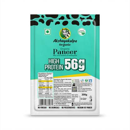 Akshayakalpa Organic High Protein Paneer