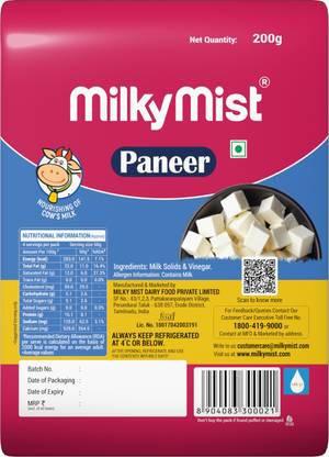 Milky Mist Paneer