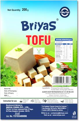 Briyas Soy Paneer Tofu